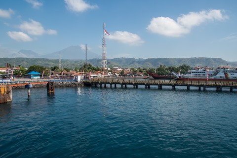Ferry vers Bali Java Indonésie