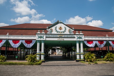 Kraton Palais du Sultan Yogyakarta Java Indonésie