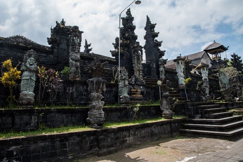 Temple à Besakih Temple Bali Indonésie