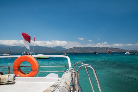 Fastboat public Gili Trawangan à Lombok Indonésie