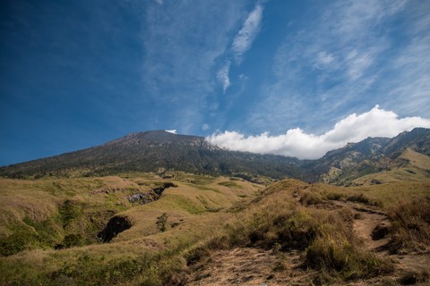 Le début de la rando vers le Rinjani Mount Rinjani Lombok