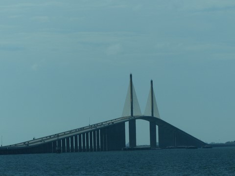 Sunshine skyway bridge Saint Petersburg Floride Etats-Unis