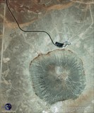 Carte Meteor crater Etats-Unis